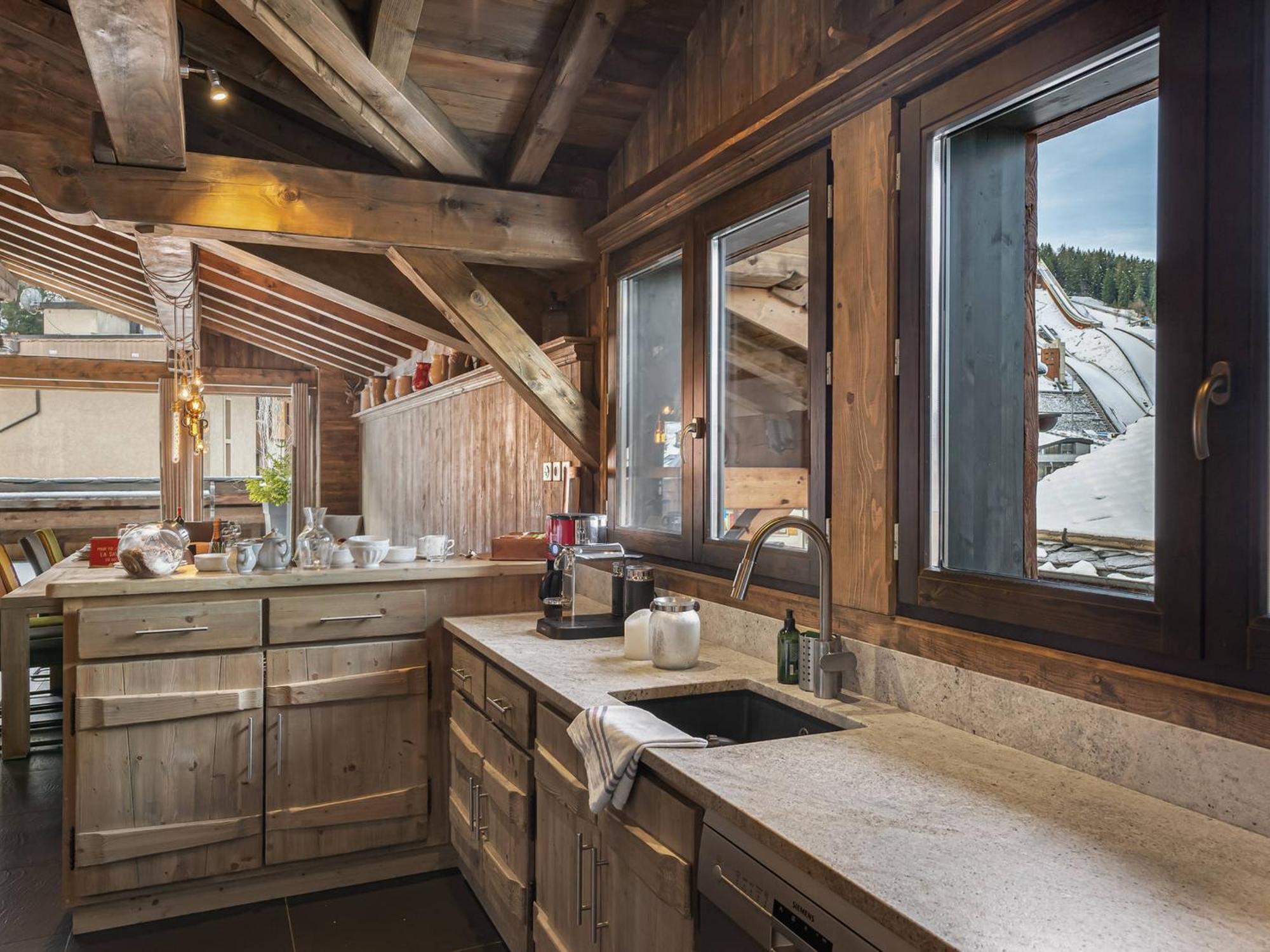 Chalet Elegant A Courchevel Le Praz Avec Spa, Cheminee Et Services Inclus - Fr-1-568-35 (Adults Only) Villa Exterior photo